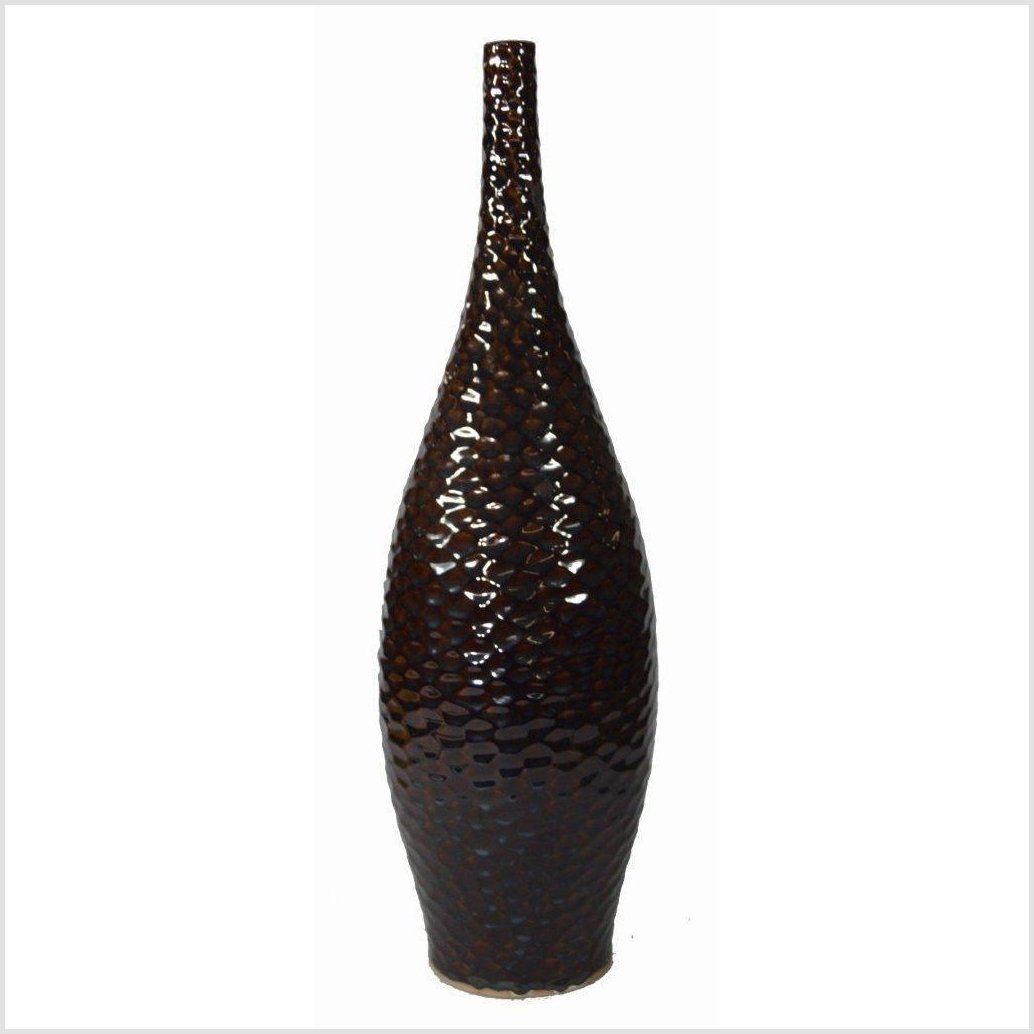 Artisan Large Ceramic Vase-1. Asian & Chinese Furniture, Art, Antiques, Vintage Home Décor for sale at FEA Home