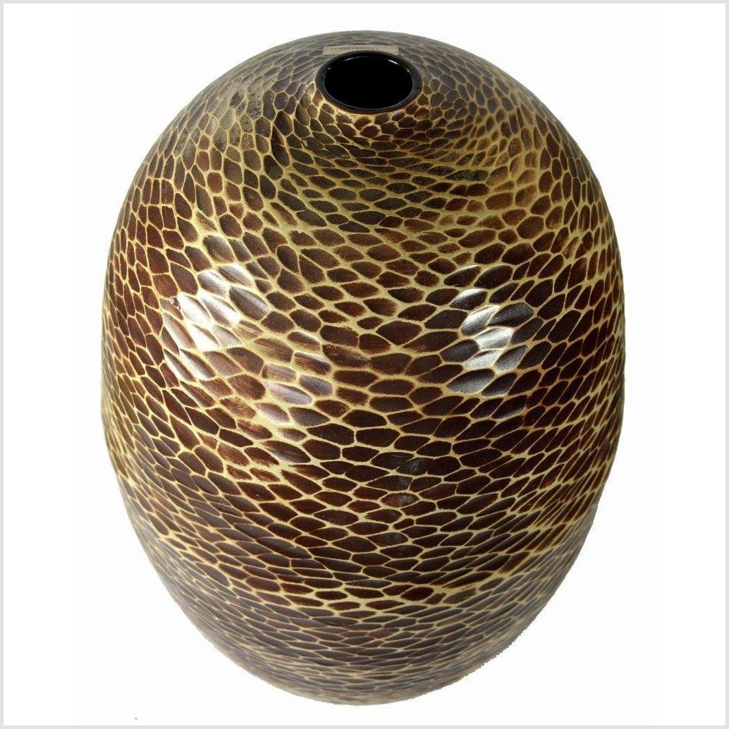 Artisan Large Ceramic Vase-2. Asian & Chinese Furniture, Art, Antiques, Vintage Home Décor for sale at FEA Home