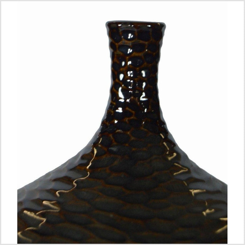 Artisan Large Ceramic Vase-YNE762-3. Asian & Chinese Furniture, Art, Antiques, Vintage Home Décor for sale at FEA Home
