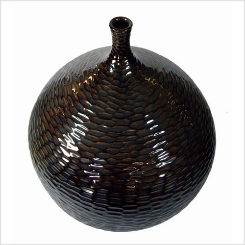Artisan Large Ceramic Vase-YNE762-4. Asian & Chinese Furniture, Art, Antiques, Vintage Home Décor for sale at FEA Home