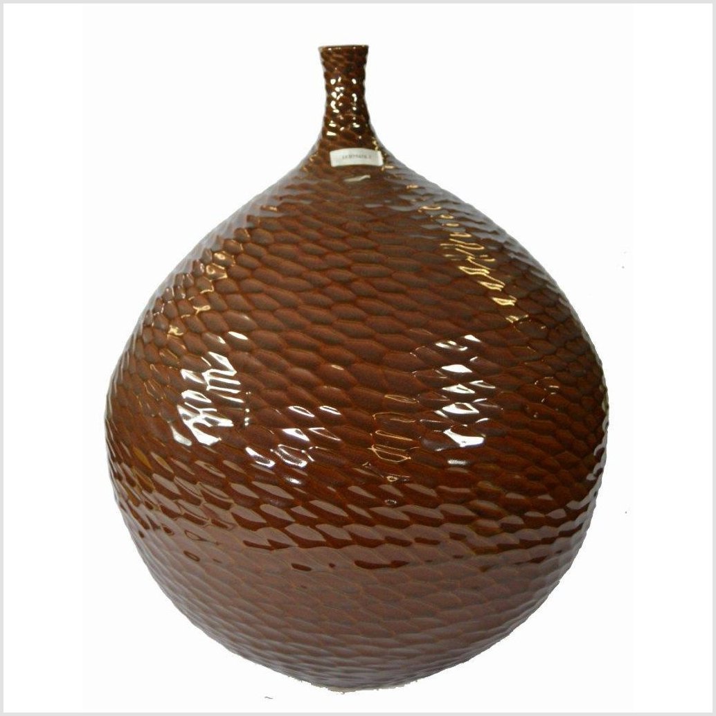 Artisan Large Ceramic Vase-1. Asian & Chinese Furniture, Art, Antiques, Vintage Home Décor for sale at FEA Home