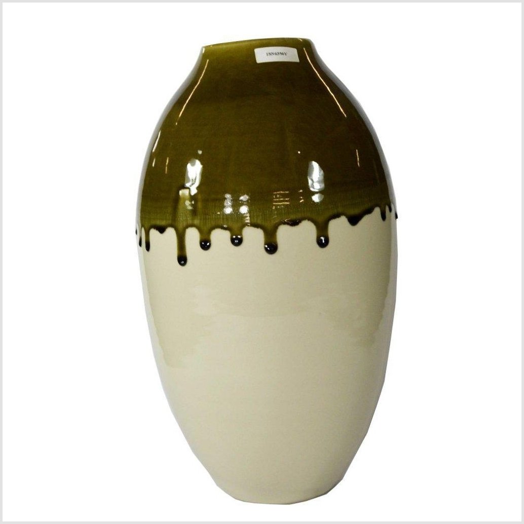 Artisan Large Ceramic Vase-1. Asian & Chinese Furniture, Art, Antiques, Vintage Home Décor for sale at FEA Home