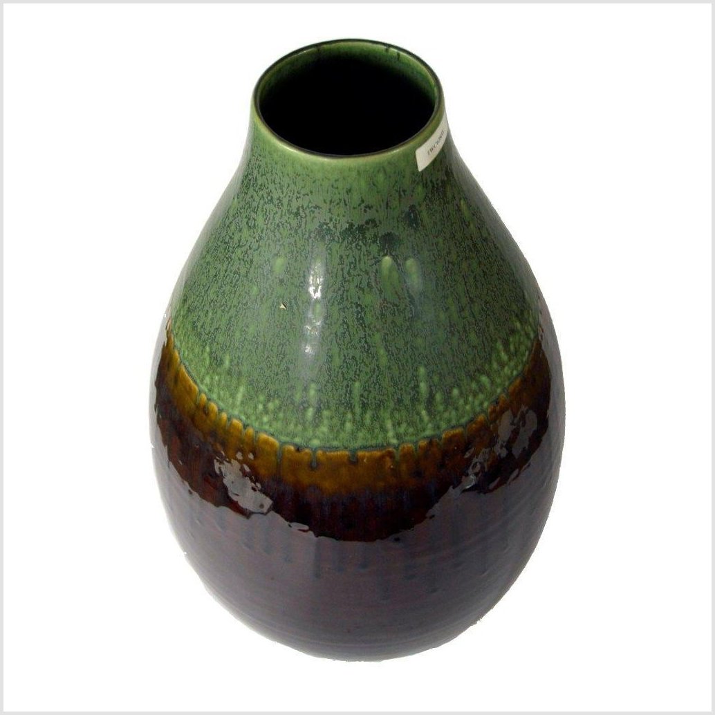 Artisan Large Ceramic Vase-2. Asian & Chinese Furniture, Art, Antiques, Vintage Home Décor for sale at FEA Home