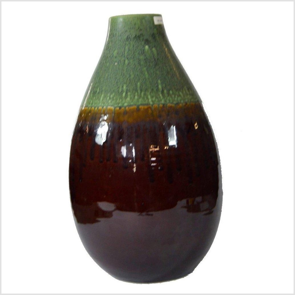 Artisan Large Ceramic Vase-1. Asian & Chinese Furniture, Art, Antiques, Vintage Home Décor for sale at FEA Home