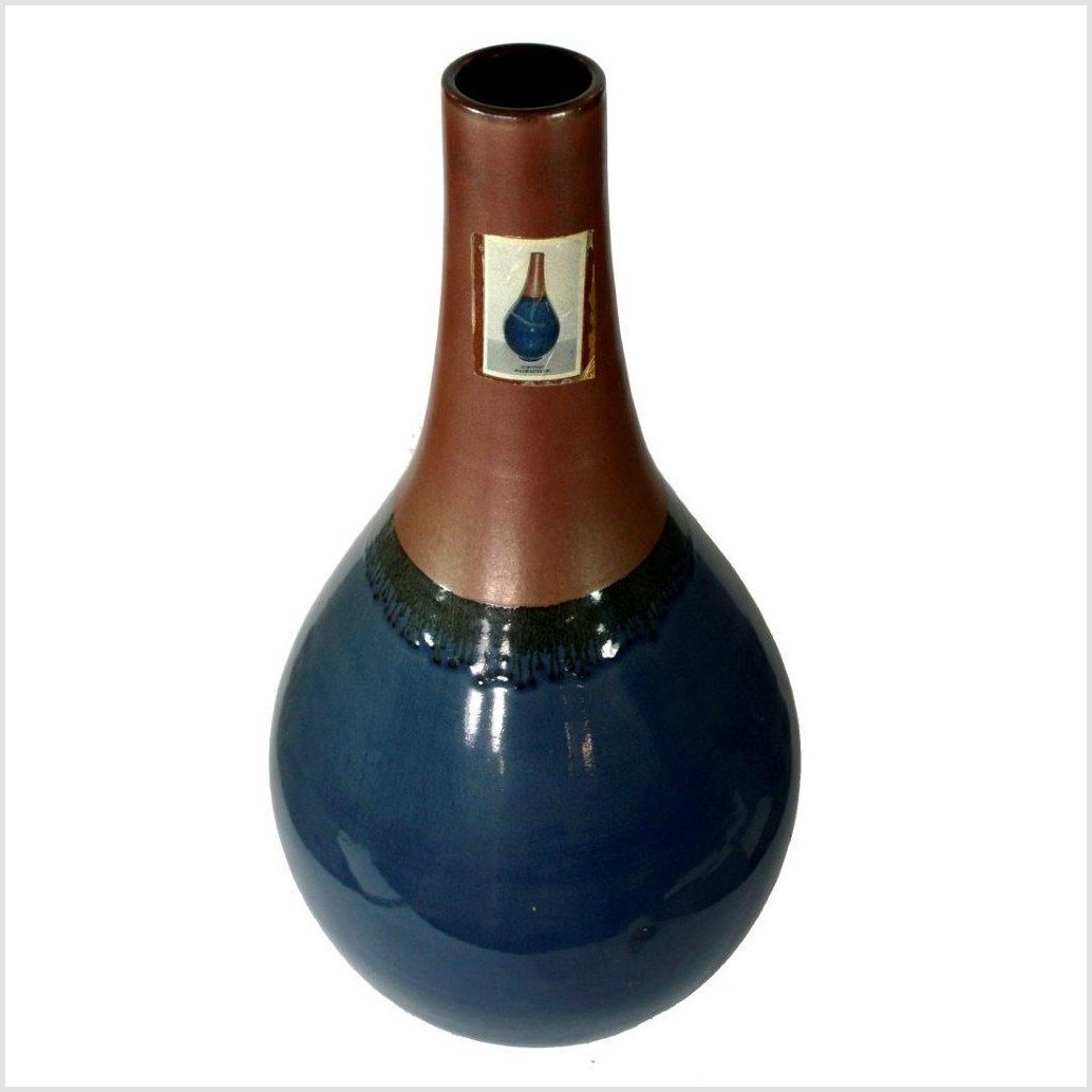 Artisan Large Ceramic Vase-2. Asian & Chinese Furniture, Art, Antiques, Vintage Home Décor for sale at FEA Home