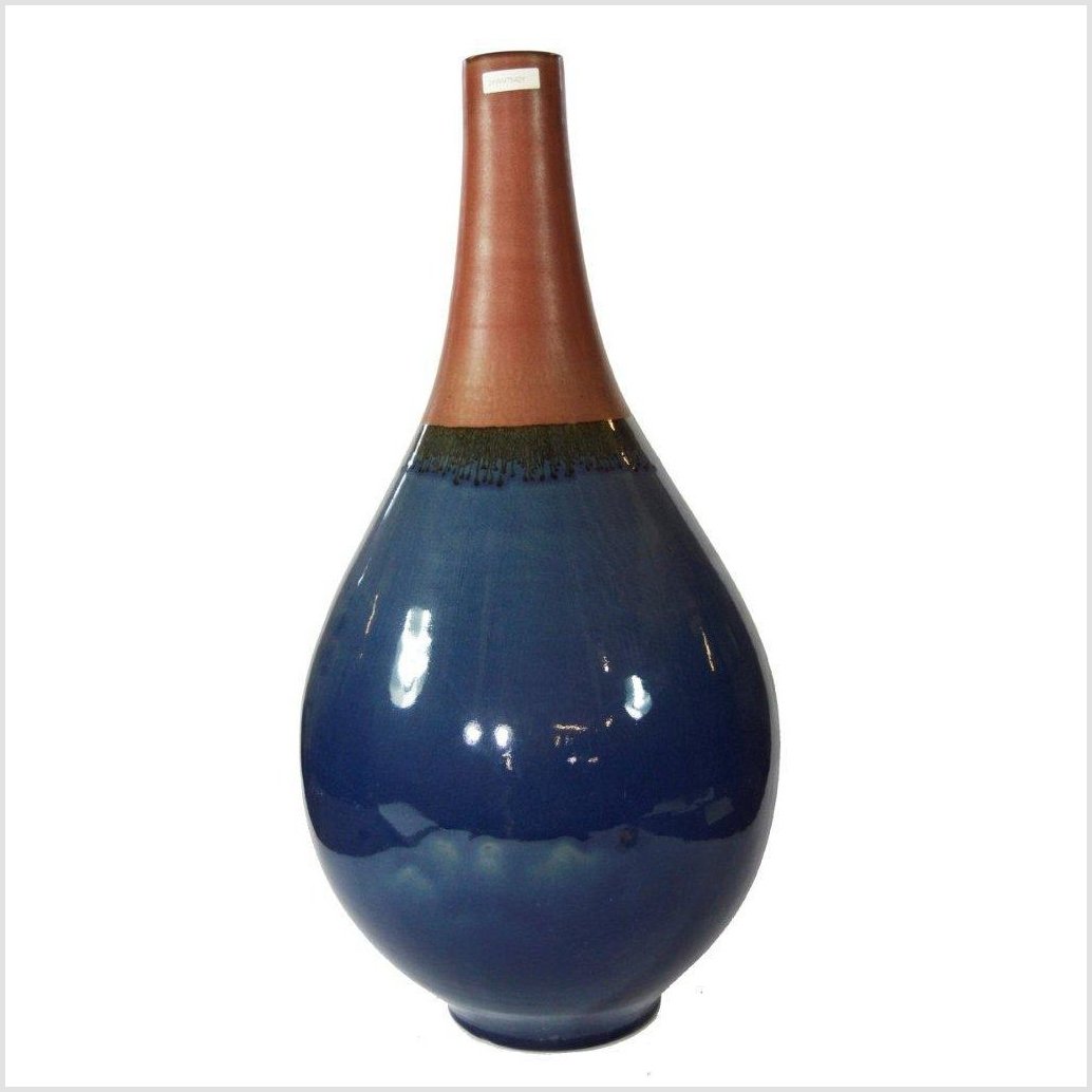 Artisan Large Ceramic Vase-1. Asian & Chinese Furniture, Art, Antiques, Vintage Home Décor for sale at FEA Home