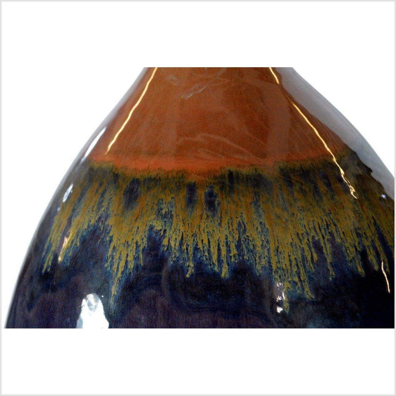 Artisan Large Ceramic Vase-2. Asian & Chinese Furniture, Art, Antiques, Vintage Home Décor for sale at FEA Home