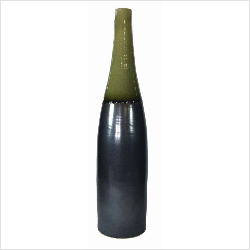Artisan Large Ceramic Vase-1. Asian & Chinese Furniture, Art, Antiques, Vintage Home Décor for sale at FEA Home