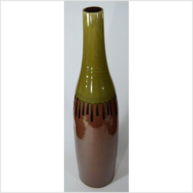 Artisan Large Ceramic Vase- Asian Antiques, Vintage Home Decor & Chinese Furniture - FEA Home