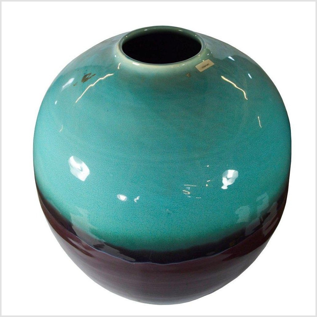 Artisan Large Ceramic Vase-2. Asian & Chinese Furniture, Art, Antiques, Vintage Home Décor for sale at FEA Home