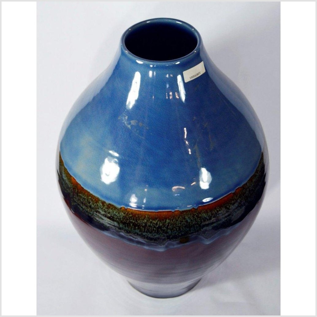 Artisan Large Ceramic Vase-5. Asian &amp; Chinese Furniture, Art, Antiques, Vintage Home Décor for sale at FEA Home