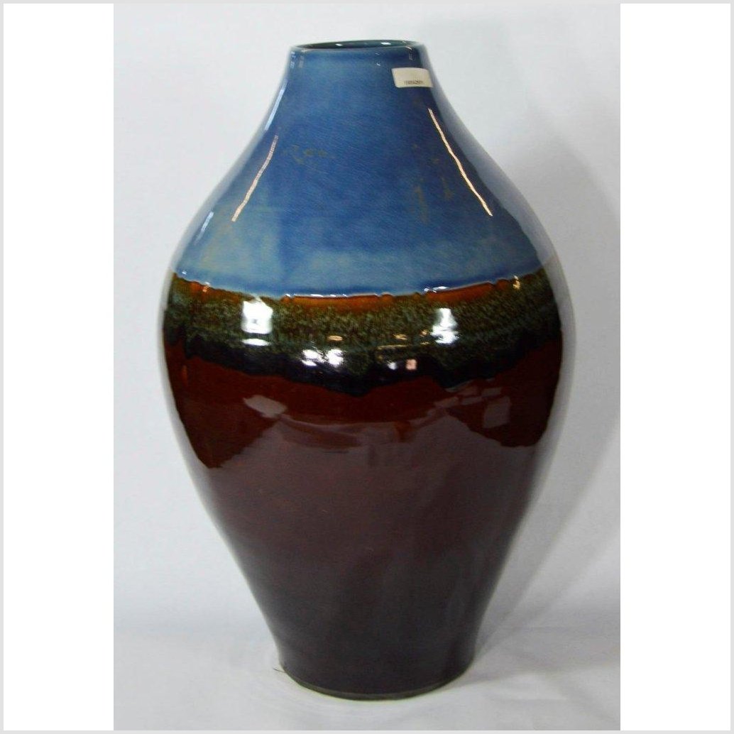 Artisan Large Ceramic Vase-1. Asian & Chinese Furniture, Art, Antiques, Vintage Home Décor for sale at FEA Home