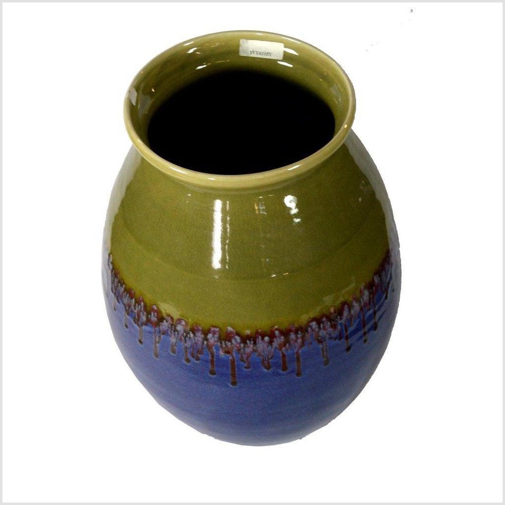 Artisan Large Ceramic Vase-2. Asian & Chinese Furniture, Art, Antiques, Vintage Home Décor for sale at FEA Home