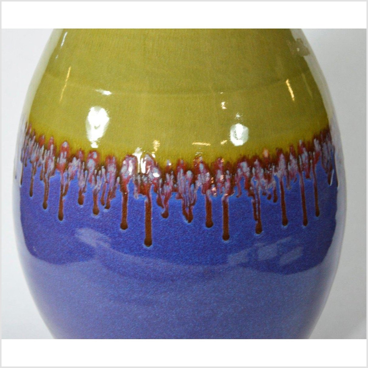 Artisan Large Ceramic Vase-3. Asian &amp; Chinese Furniture, Art, Antiques, Vintage Home Décor for sale at FEA Home