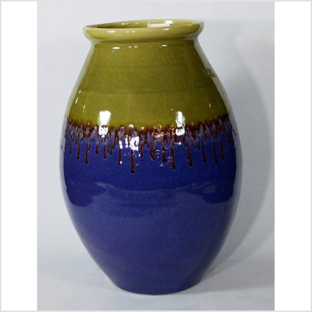 Artisan Large Ceramic Vase-1. Asian & Chinese Furniture, Art, Antiques, Vintage Home Décor for sale at FEA Home