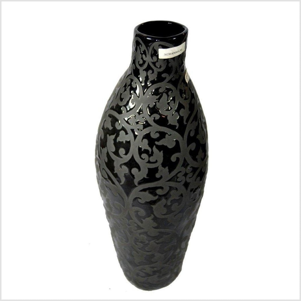 Artisan Large Ceramic Vase-2. Asian & Chinese Furniture, Art, Antiques, Vintage Home Décor for sale at FEA Home