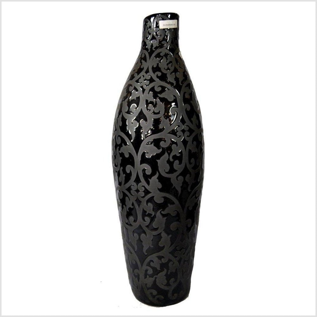 Artisan Large Ceramic Vase-1. Asian & Chinese Furniture, Art, Antiques, Vintage Home Décor for sale at FEA Home