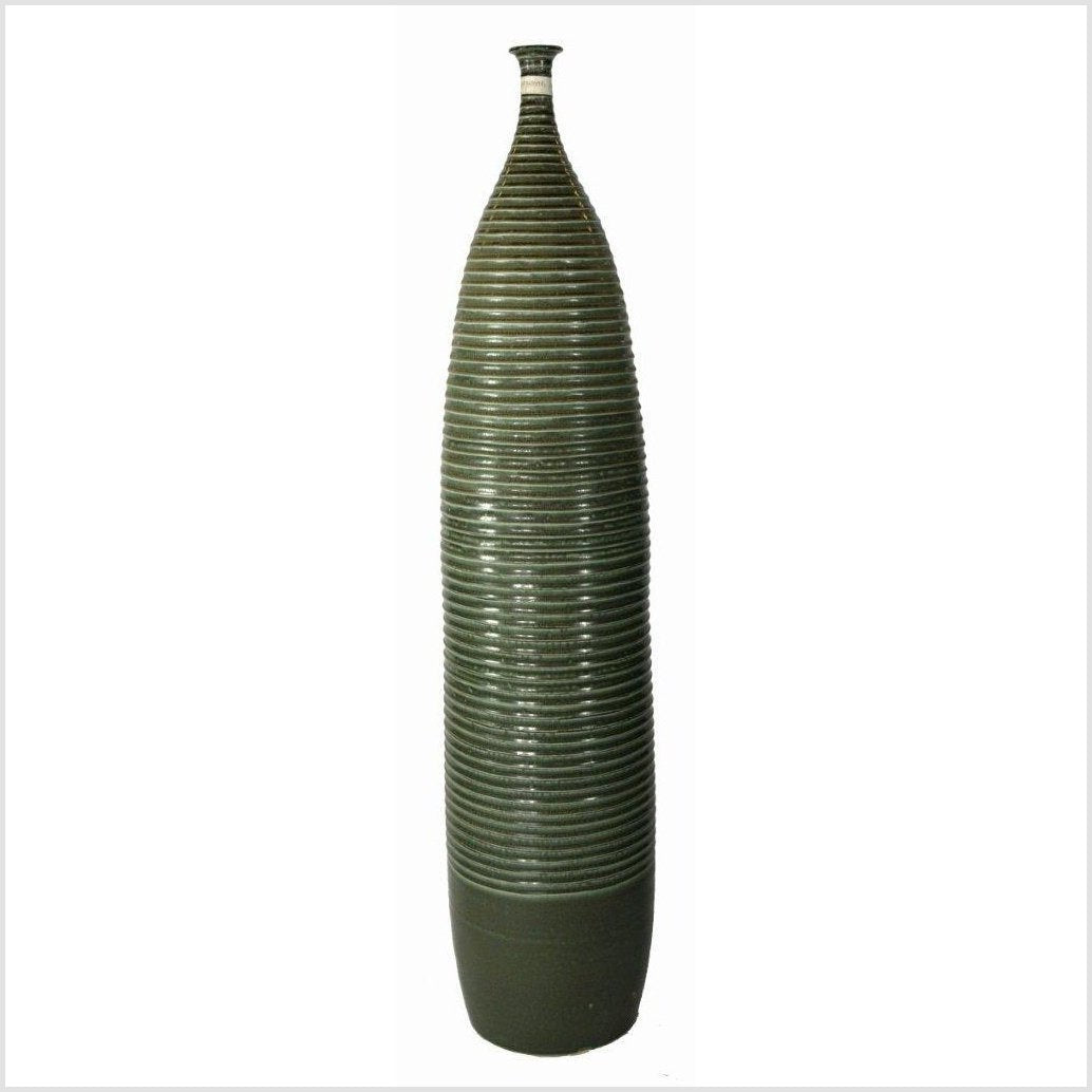 Artisan Large Ceramic Vase-1. Asian & Chinese Furniture, Art, Antiques, Vintage Home Décor for sale at FEA Home