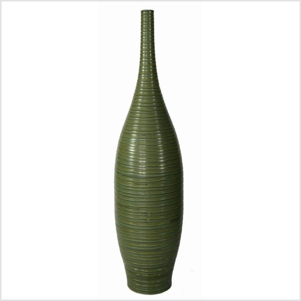 Artisan Large Ceramic Vase-1. Asian & Chinese Furniture, Art, Antiques, Vintage Home Décor for sale at FEA Home