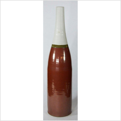 Artisan Large Ceramic Vase-YNE829-1. Asian & Chinese Furniture, Art, Antiques, Vintage Home Décor for sale at FEA Home