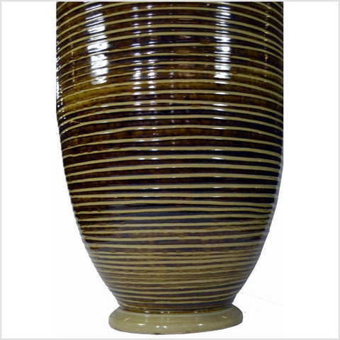 Artisan Large Ceramic Vase-YNE841-4. Asian & Chinese Furniture, Art, Antiques, Vintage Home Décor for sale at FEA Home