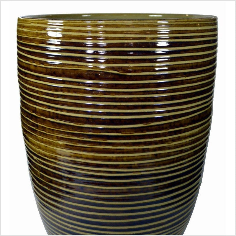 Artisan Large Ceramic Vase-YNE841-5. Asian & Chinese Furniture, Art, Antiques, Vintage Home Décor for sale at FEA Home