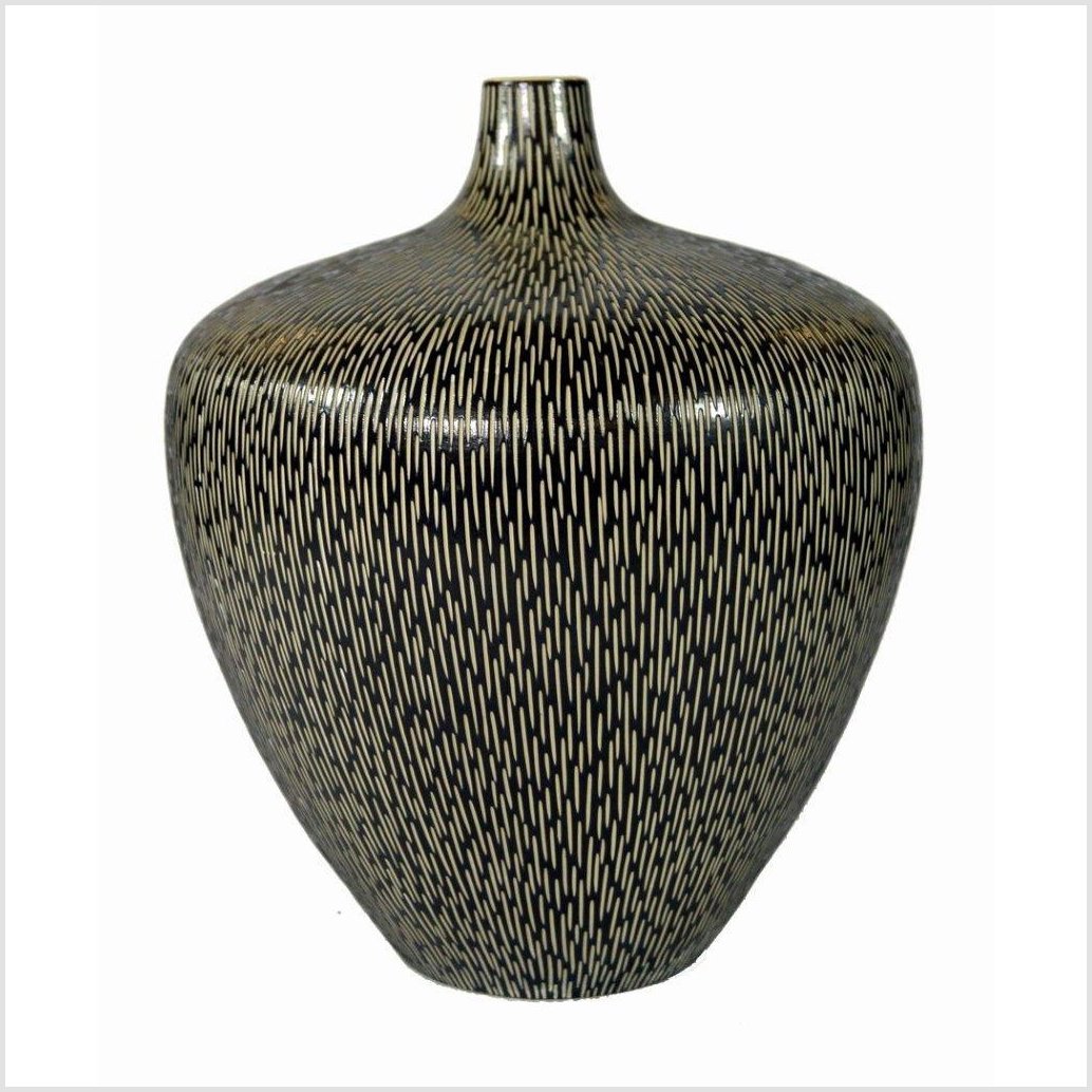 Artisan Small Ceramic Vase-1. Asian & Chinese Furniture, Art, Antiques, Vintage Home Décor for sale at FEA Home