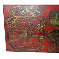 Asian Hand Painted Trunk