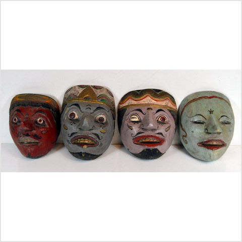 Balinese Dancing Masks- Asian Antiques, Vintage Home Decor & Chinese Furniture - FEA Home