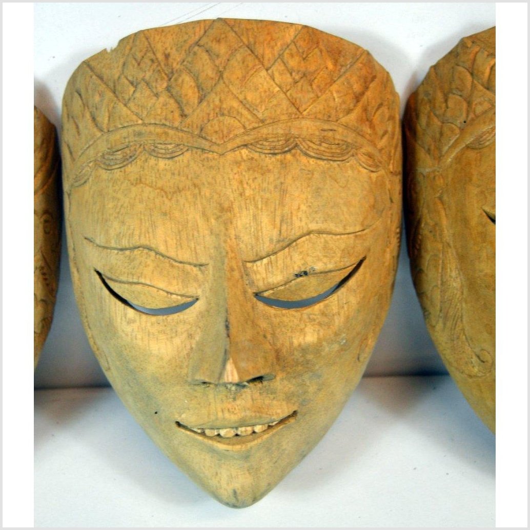 Balinese Dancing Masks-3. Asian &amp; Chinese Furniture, Art, Antiques, Vintage Home Décor for sale at FEA Home