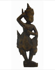Balinese Hand Carved Temple Dancer-2. Asian & Chinese Furniture, Art, Antiques, Vintage Home Décor for sale at FEA Home