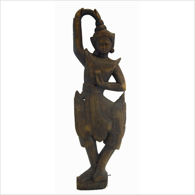 Balinese Hand Carved Temple Dancer- Asian Antiques, Vintage Home Decor & Chinese Furniture - FEA Home