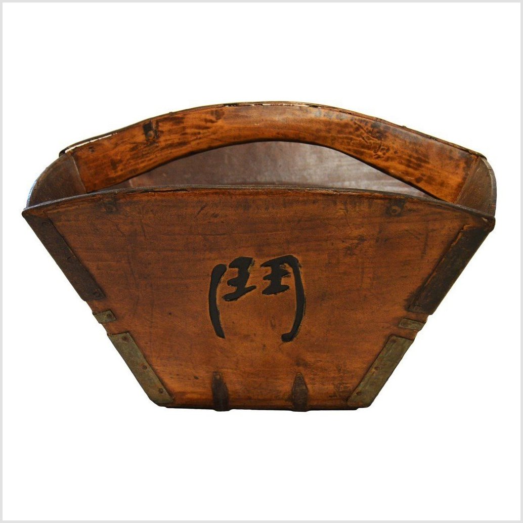 Bamboo Rice Bucket-2. Asian & Chinese Furniture, Art, Antiques, Vintage Home Décor for sale at FEA Home