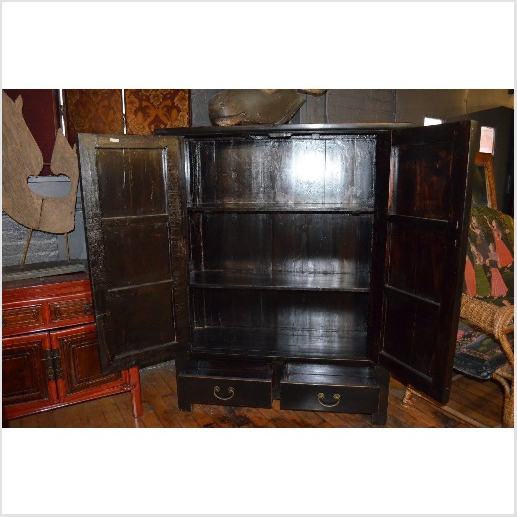 Black Lacquer Chest - Pair Available-2. Asian & Chinese Furniture, Art, Antiques, Vintage Home Décor for sale at FEA Home