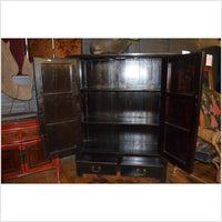 Black Lacquer Chest - Pair Available
