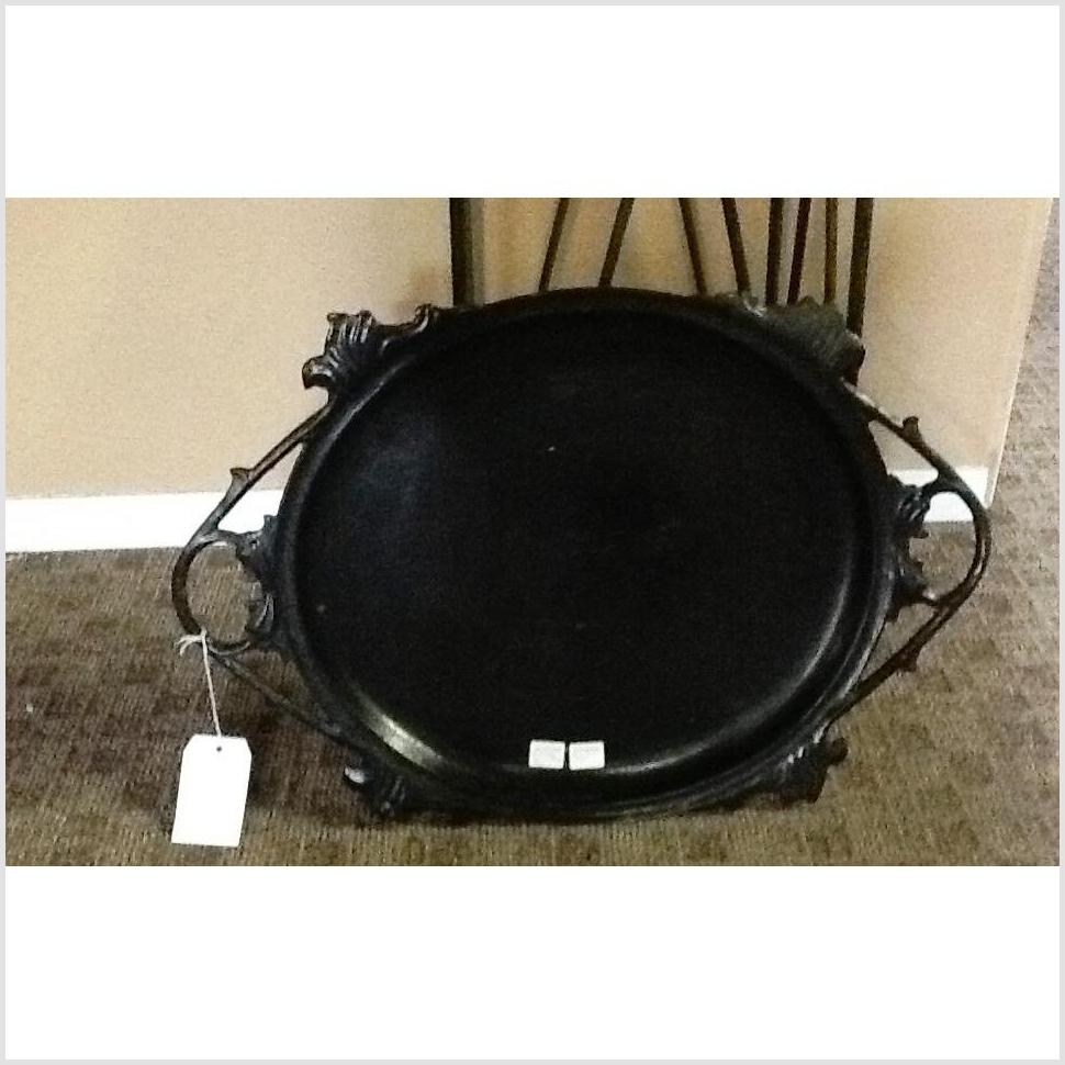 Black Lacquer Tray-1. Asian & Chinese Furniture, Art, Antiques, Vintage Home Décor for sale at FEA Home
