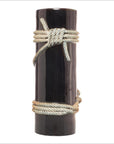 Black Vase with Rope-1. Asian & Chinese Furniture, Art, Antiques, Vintage Home Décor for sale at FEA Home