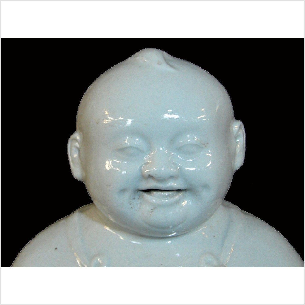 Blanc de Chine Porcelain Baby With Duck-2. Asian & Chinese Furniture, Art, Antiques, Vintage Home Décor for sale at FEA Home