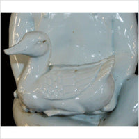 Blanc de Chine Porcelain Baby With Duck