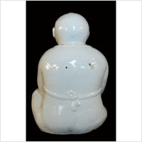Blanc de Chine Porcelain Baby With Duck