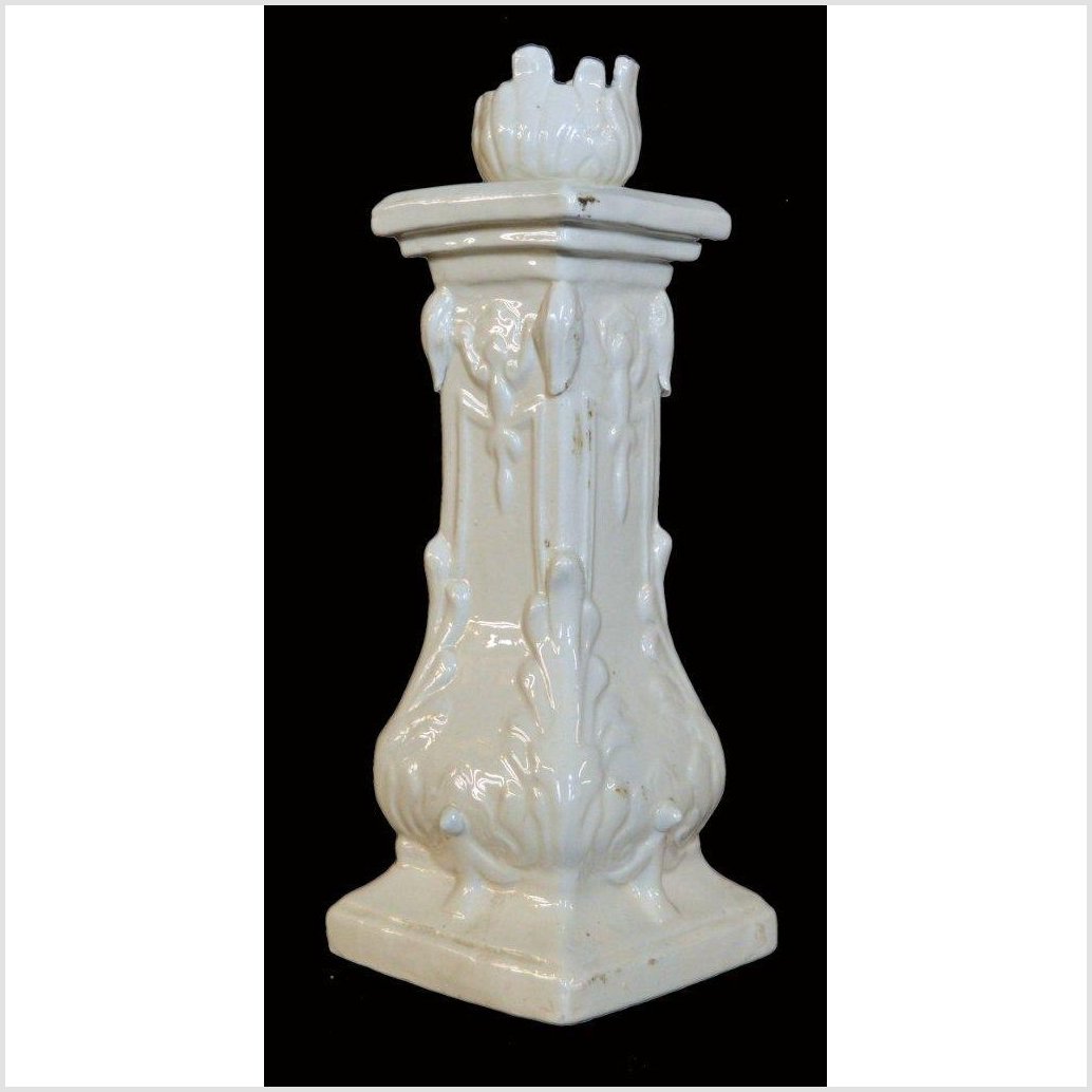 Blanc de Chine Porcelain Candle Holder-1. Asian & Chinese Furniture, Art, Antiques, Vintage Home Décor for sale at FEA Home