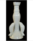 Blanc de Chine Porcelain Candle Holder With Dolphins-1. Asian & Chinese Furniture, Art, Antiques, Vintage Home Décor for sale at FEA Home
