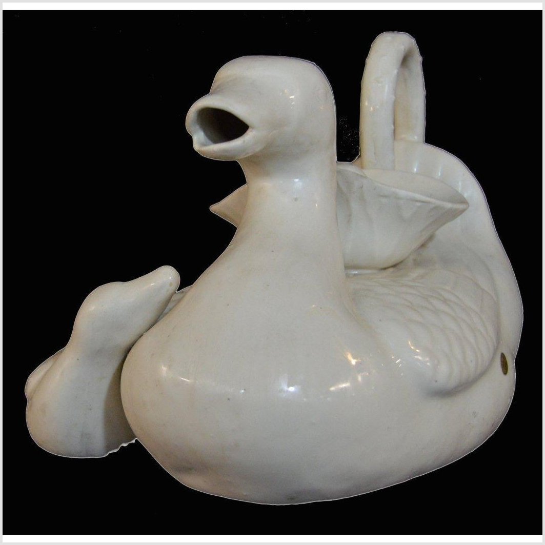 BLANC DE CHINE PORCELAIN Duck-1. Asian & Chinese Furniture, Art, Antiques, Vintage Home Décor for sale at FEA Home
