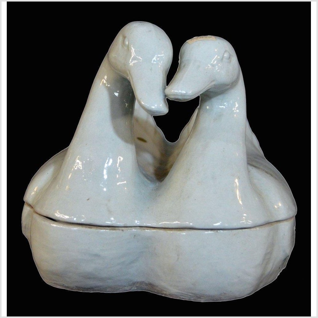 BLANC DE CHINE PORCELAIN DUCKs-2. Asian & Chinese Furniture, Art, Antiques, Vintage Home Décor for sale at FEA Home