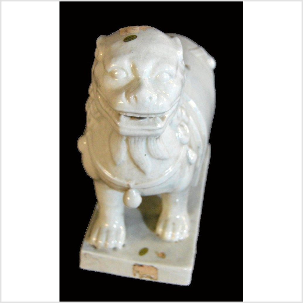 Blanc de Chine Porcelain Foo-Dog-2. Asian & Chinese Furniture, Art, Antiques, Vintage Home Décor for sale at FEA Home