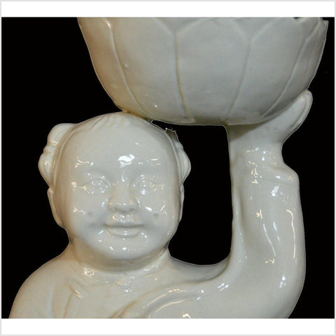 Blanc de Chine Porcelain Monk-YNP003-2. Asian & Chinese Furniture, Art, Antiques, Vintage Home Décor for sale at FEA Home