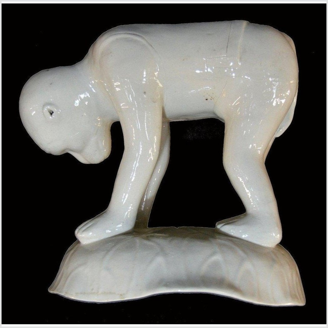 Blanc de Chine Porcelain Monkey-1. Asian & Chinese Furniture, Art, Antiques, Vintage Home Décor for sale at FEA Home