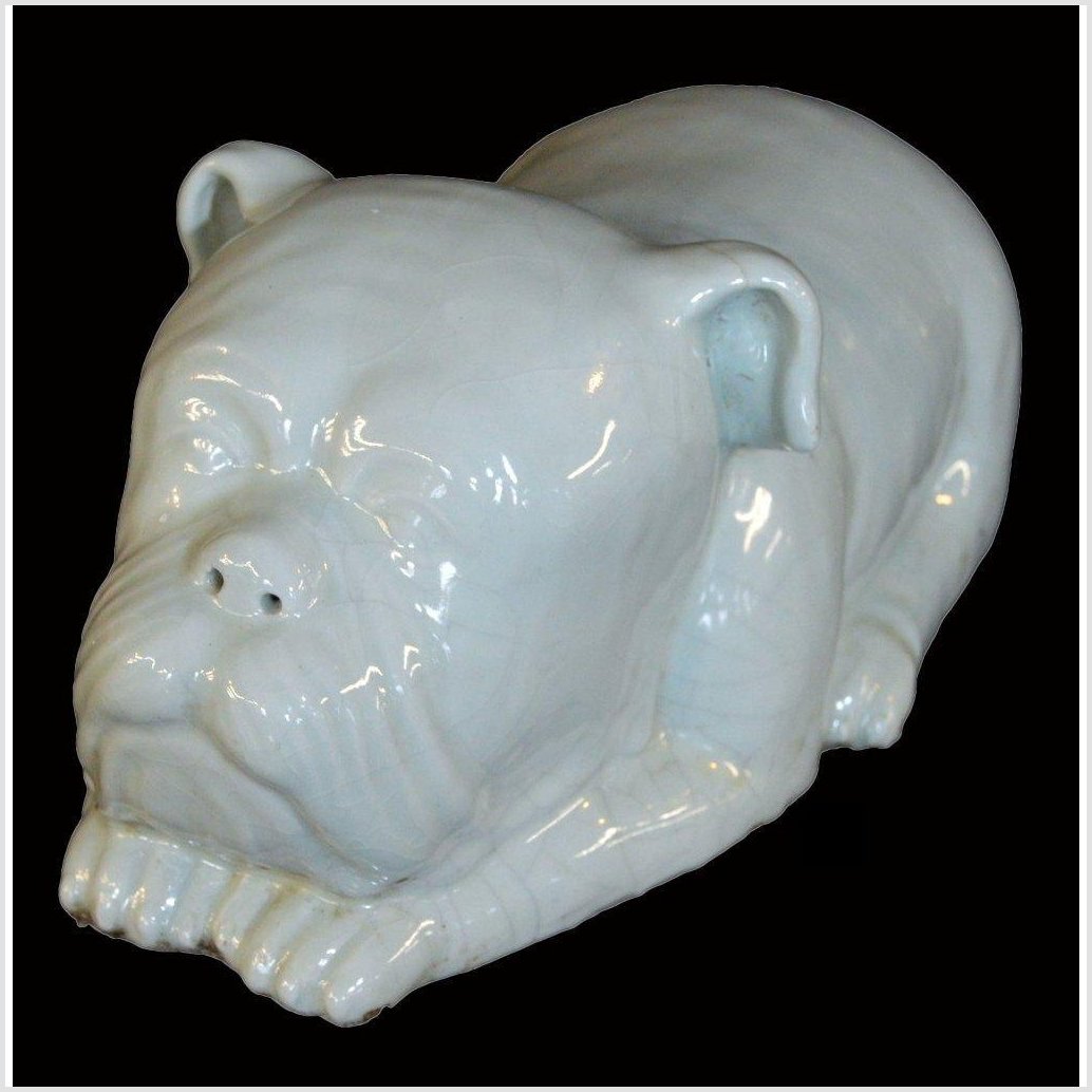 Blanc de Chine Porcelain Puppy-1. Asian & Chinese Furniture, Art, Antiques, Vintage Home Décor for sale at FEA Home