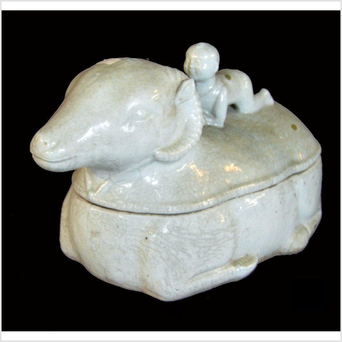 Blanc de Chine Porcelain Ram-1. Asian & Chinese Furniture, Art, Antiques, Vintage Home Décor for sale at FEA Home