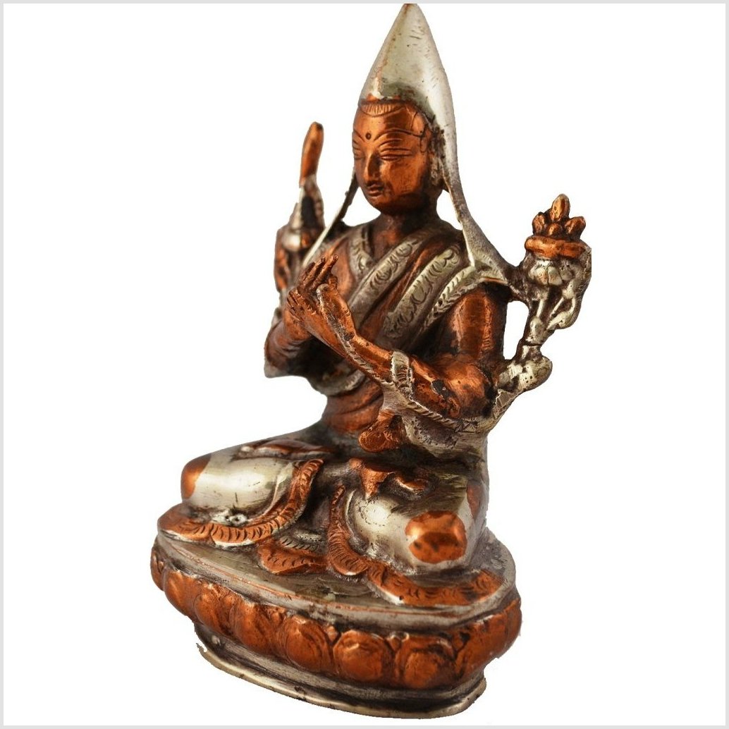 Brass Deity - dispelling fear-2. Asian & Chinese Furniture, Art, Antiques, Vintage Home Décor for sale at FEA Home